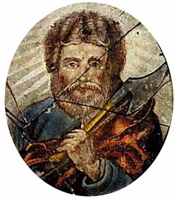 St Matthias holding an axe